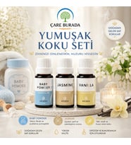 Arjens Baby Powder & Jasmine & Vanilla Esans 10 ml Yumuşak Koku Seti