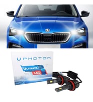 Skoda Scala Led Xenon Sis Farı Ampulü H8 Ultimate 9500 Lumens Yeni Seri Beyaz 2019+