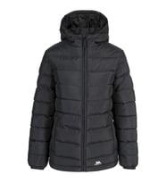 Trespass FAJKCATR0016 Elegant Female Padded Black Kadın Outdoor Ceket (Siyah)
