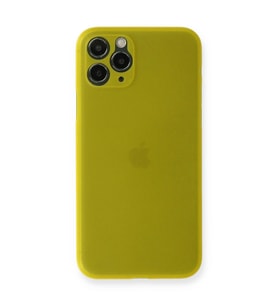 Apple İphone 11 Pro Kılıf Pp Ultra İnce Kapak - Sarı