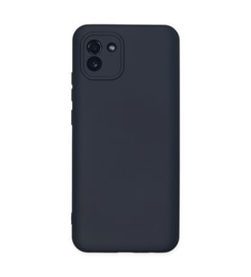 Samsung Galaxy A03 Kılıf Nano İçi Kadife Silikon - Lacivert