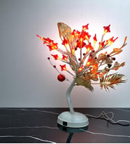 Dekoratif LED'li Çiçek Lamba -Nar Tasarımlı  45 cm