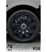 Daewoo Espero 16 İnç Jant Kapağı (4 ADET) Siyah S122