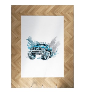MEKTA HOME BEBEK VE ÇOCUK ODASI Jeep Desenli Halı