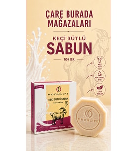 Moonlife - Keçi Sütlü Sabun 100 Gr (Nemlendirici Etkili)