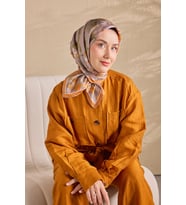 Silk Home Twill İpek Desenli Eşarp 11534