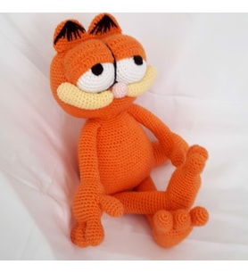 Garfield Amigurumi Organik Oyuncak