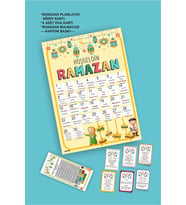 Çocuklara Özel Ramazan Etkinlik ve Dua Kartları Hoşgeldin Ramazan Planlayıcı Set
