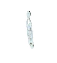Miray 128 mm Metal Krem Kasa Beyaz  Desenli  / 5 ADET