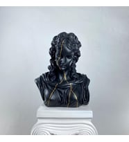 Hera 'Gold Streak' Dekoratif Heykel, Pop Art Roma Yunan Heykelleri