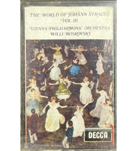 (Plak Değildir KASET tir) The World Of Johann Strauss Vol III Classic Kaset