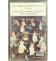 (Plak Değildir KASET tir) The World Of Johann Strauss Vol III Classic Kaset