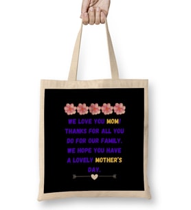 Mother’s Day Sayings & Quotes for Mom 2021 Bez Çanta Uzun Saplı