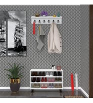 Kenzlife ayakkabılık çapula3 byz 53*080*30 kapaksız 3 raflı 12 çift ayakkabı kapasitesi (Beyaz)