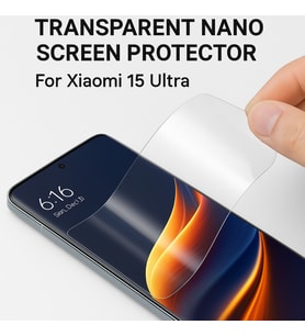 Lensun Şeffaf Nano Ekran Koruma Xiaomi 15 Ultra