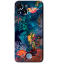 Reeder S23 Pro Max Kılıf HD Desen Baskılı Arka Kapak - Color Storm