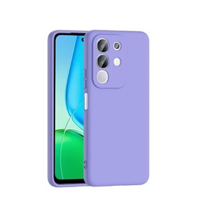 Coverzone Vivo Y29 4G ?le Uyumlu K?l?f Z-Mara Lansman Vieri Tam Koruma Arka Kapak Kamera Koruma �?k?nt?l? P�r�zs�z Y�zey Lila