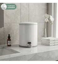 CİGO PEDALLI ÇÖP 6LT BEYAZ-100667