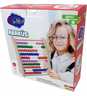 Play Wood Eğitici Ahşap Abaküs 30 cm