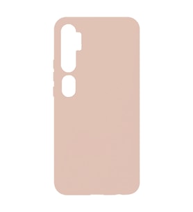 Mi Note 10 ile Uyumlu Cappy Silikon Kılıf Krem