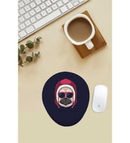 Cool Pug Desenli Bilek Destekli Mouse Pad