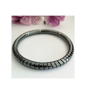 Unisex - Elegant > Şık Tasarım Hematit Doğal Taşlı Padore Bileklik  Handmade