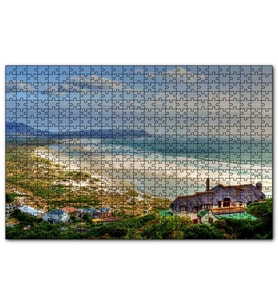 Cakapuzzle Atlantik Okyanusunda Sahil Kasabası  Puzzle Yapboz MDF (Ahşap) (120 Parça)