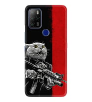 Omix X300 X500 X400 X600 X700 Kılıf Desemli Silikon Çılgın Kedi 1674