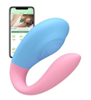 Fastieshop Candy Telefon Kontrollü Vibratör (Mavi-Pembe)