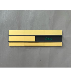 Satine Gold Özel Seri Dolu&Boş Levhası