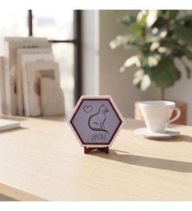 Estetik Kedi Temalı Modern Masaüstü Süsü Ofis Köşelerinizi Tamamlayan Zarif ve Şık Bir Tasarım Obje 10x10 cm