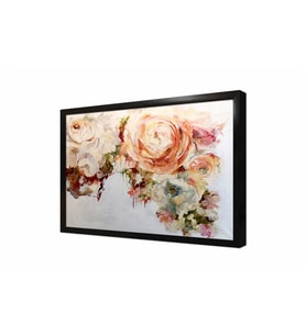 Tablosan Modern Çiçek Çerçeveli Cam Tablo