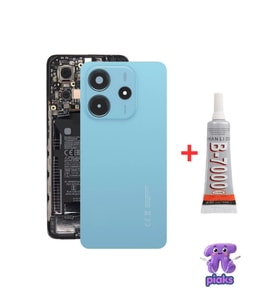 Redmi Note 14 4G Arka Kapak Pil Batarya Kapağı Kamera Lensli 24117RN76G Uyumlu + B700