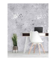 Dreamwall Mermer Desenli Silinebilir Sağlık Dostu Tekstil Duvar Kağıdı (Gri)