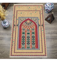 Dijital Baskılı, Yıkanabilir, Yumuşak Dokulu Çocuk ve Yetişkin SECCADE 65x115 cm  S-DOT-SN-068