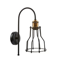 Mylight Retro Kafes Aplik Siyah Ve Eskitme Siyah