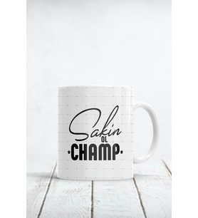 Sakin Ol Champ Baskılı Kupa Bardak