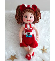 Ayşe Bebek Amigurumi Organik Oyuncak