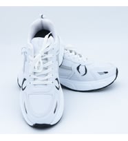 +7 cm Boy Uzatan Gizli Topuklu Erkek Spor Ayakkabı, Sneaker (Beyaz)