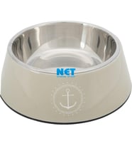 Trixie Köpek Mama ve Su Kabı, Melamin/Paslanmaz Çelik, 0.4lt/ø17cm, Kum Beji