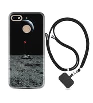 General Mobile GM8 Go GM9 GM20 Pro Plus Kılıf Boyun Askılı Silikon Astronoot Red Baloon 1608