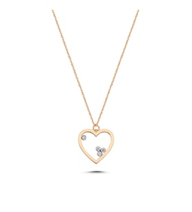 Kalp Altın Kolye AKM29