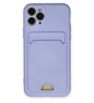 Iphone 11 Kılıf Kelvin Kartvizitli Silikon - Lila