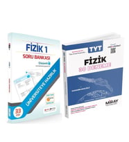 Farklı Sistem TYT Fizik Soru Bankası ve Miray Deneme Seti 2 Kitap
