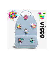 Vicco Pvc Mini Boy Çocuk Plaj Çantası Kreş Çantası Sırt Çantası Okul Çantası Unisex Çanta