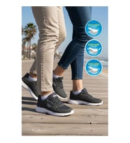 Walkway 020 G Siyah Unisex Spor Ayakkabı