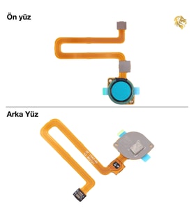 Xiaomi Redmi 9C Parmak İzi Filmi Yeşil Parmak İzi Okuyucu Parmak İzi Sensörü Parmak İzi Tuşu Fingerprint