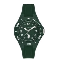 U.S. POLO ASSN. USPA2146-05 YEŞİL SİLİKON KORDON UNISEX GENÇ KOL SAATİ