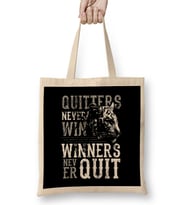 Quitters Never Win Tiger Bez Çanta Uzun Saplı