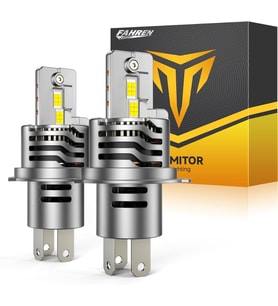 Fahren H4 New Termitör 120W 36000 Lümen 6500K 1:1 Halojen Boy LED Ampül (Beyaz)